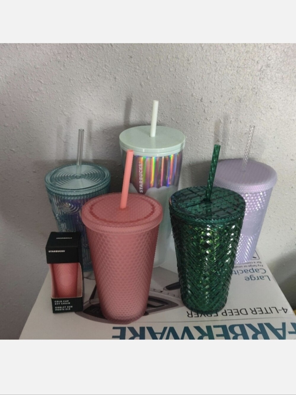 Bundle Of 5 Starbucks Studded Tumblers